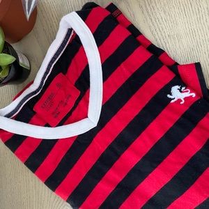 Express Men’s Striped V-Neck Size M